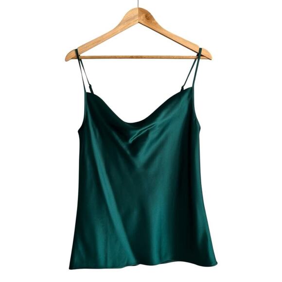 Mac Duggal Tops - Mac Duggal Women’s Cowl Neck Emerald Green Top Size XS NWT